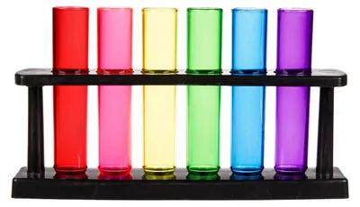 Produktbild von Bunte Party-Reagenzgläser aus Kunststoff