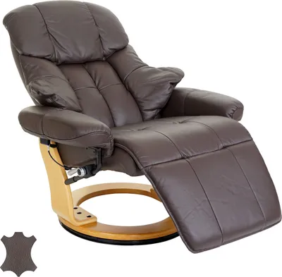 Produktbild von MCA Relaxsessel Windsor 2, Fernsehsessel Sessel, Echtleder 150kg belastbar braun, naturbraun