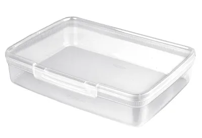 Produktbild von Curver Frischhaltedose mit Klickverschluss 4,4 L Snap Box Lunchbox Kunststoff eckig Mikrowelle Spülmaschine Kühlschrank stapelbar
