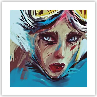 Produktbild von Poster - Poster ohne Rahmen - Stück Modern Frau - 40x40 cm - Wand Bild - Wanddeko - Wandbilder - Kunstposter - Wandposter - Bilder - Kunstdruck - Wanddekoration - Wandbild - P2XAC40x40-4650