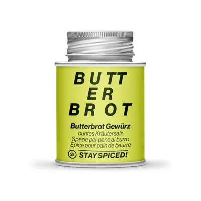 Produktbild von STAY SPICED ! Butterbrot Gewürz – Würzmischung für Brotzeit, Aufstriche & Jausenbrote – Aromatisch & vielseitig