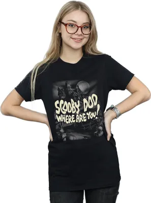 Produktbild von Scooby Doo - "Where Are You?" T-Shirt für Damen BI1603 (XL) (Schwarz)