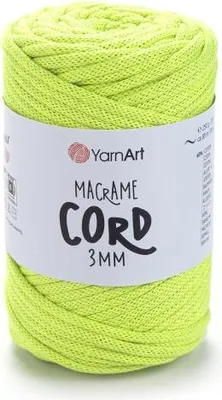 Produktbild von Yarn Art Macrame Cord 3 mm 85 m 801 Green Schnur