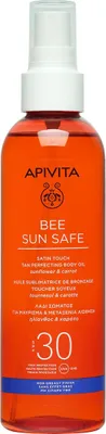Immagine prodotto di Apivita Bee Sun Safe Satin Touch Olio perfezionatore dell'abbronzatura SPF30, 200 ml
