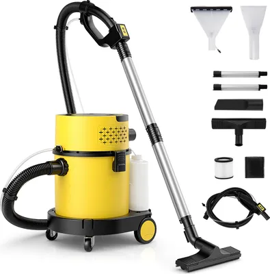 Produktbild von GOPLUS Nass- & Trockensauger 1200W, Industriestaubsauger 20 L Behälter | 17 Kpa | mit Blasfunktion | HEPA- & Schwammfilter