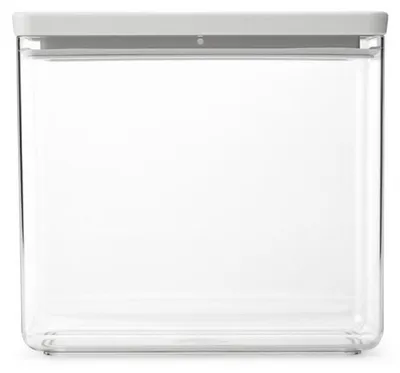 Image de Brabantia Tasty+ Rectangular Canister 3.5 L Light grey, Transparent 1 pièce(s)