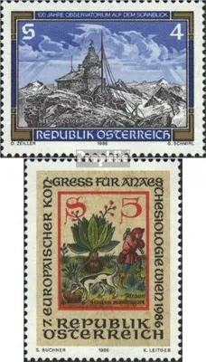 Produktbild von Briefmarken Österreich 1986 Mi 1857,1858 (kompl.Ausg.) gestempelt Sondermarken