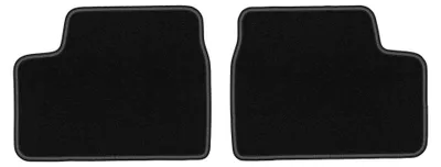 Obrázok produktu pre Zadné velurové koberce pre: Opel Astra H 2003-2010 (sedan/hatchback/kombi) – 2 ks, čierne, na mieru – Wielganizator LUX
