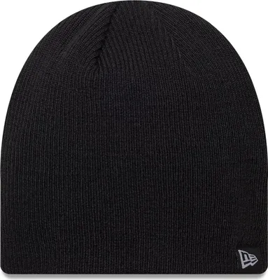 Produktbild von New Era Strick Wintermütze SKULL Beanie - ESSENTIAL schwarz