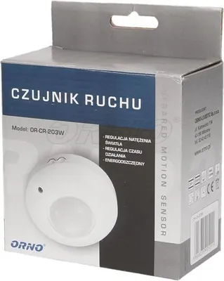 Produktbild von Orno | Bewegungsmelder 360° - Weiß - IP20 - Automatische Lichtsteuerung - Energiesparend
