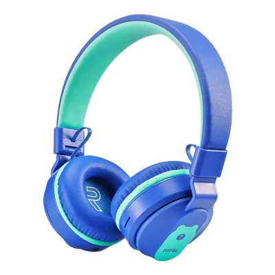 Produktbild von Kabellose Bluetooth-Kopfhörer für Kinder: Over-Ear-Design mit Gehörschutz für Online-Englischunterricht und Live-Streaming-Lernen