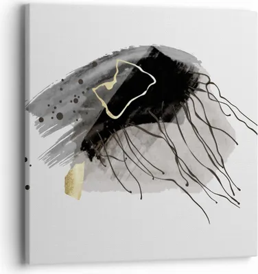 Produktbild von Bild auf Leinwand - Leinwandbild - Einteilig - Abstraktion dunkel Farben - 40x40cm - Wand Bild - Wanddeko - Wandbilder - Leinwanddruck - Bilder - Wanddekoration - Leinwand bilder - AC40x40-4337