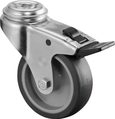 Produktbild von BS Rollen Apparaterolle A321.A80.075 Lenkrolle mit Totalfeststeller, Raddurchmesser 75 mm,