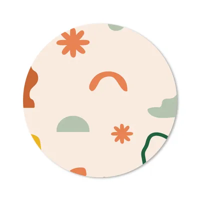 Produktbild von MuchoWow® Mauspad Mousepad Design - Formen - Farben 50x50 cm - Mousepads - Maus Mat - Pad - Mausunterlage - Vinyl