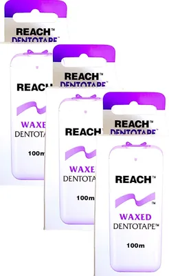 Produktbild von 3x Reach Dentotape Zahnseide 3x 100m