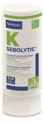 Zdjęcie produktu dla Virbac Sebolytic Szampon 250ml Dla Psów i Kotów z Objawami Łojotoku