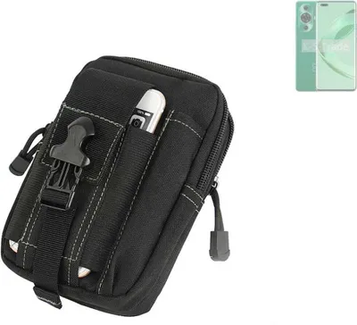 Produktbild von K-S-Trade Gürtel Tasche kompatibel mit Huawei Nova 11 Pro Gürteltasche Holster Schutz Hülle Handy Hülle Smartphone outdoor Handy-Hülle schwarz
