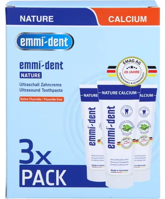 Image de Emmi-Dent dentifrice à ultrasons nature Set 3 pces