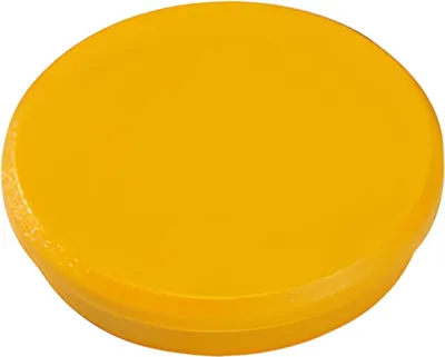 Obrázek produktu pro Silný samolepicí magnet Dahle 32 mm žlutý, 4 kusy v blistru