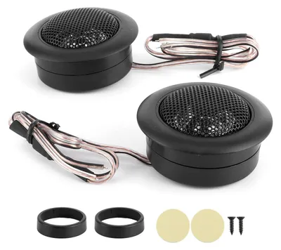 Image de 2pcs Haut-parleurs de voiture Tweeter120W Haute puissance universelle petit lecteur de musique audio 2K ~ 22 kHz