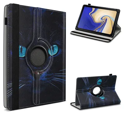 Produktbild von Tablet Tasche für Samsung Galaxy Tab S4 10.5 Hülle Schutzhülle Case 360° DrehbarFarben:Motiv 10