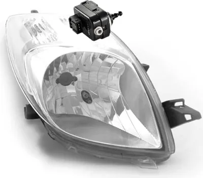 Produktbild von Scheinwerfer passend für Toyota Yaris XP9 01/2006 -11/08 H4 Rechts m. Stellmotor 8566152010 26056AX600 811300D120 Johns