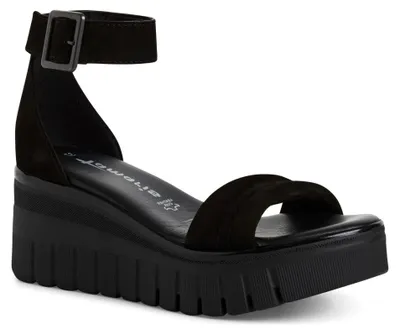 Produktbild von Tamaris Damen Klassische Sandalen 28718-44-001 Farbe: Schwarz Größe: 38
