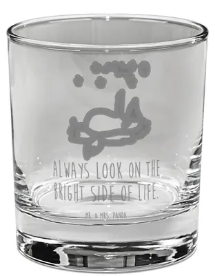 Produktbild von Mr. & Mrs. Panda Whiskyglas Fuchs Sterne - Transparent - Geschenk, Tumbler Glas, Hoffnung, Mond, Positiv, Füchse, Gravur, Whisky, Optimistisch, Whiskey, Spruch