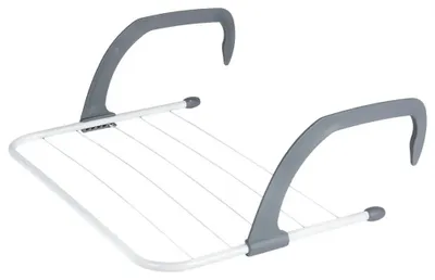 Obrázok produktu pre Sušák na prádlo na radiátor – kovový – biely – 51 x 34 cm