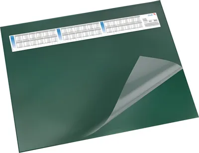 Immagine prodotto di Runner 44651 Blocco per scrittura DURELLA DS - con sovrimpressione a vista, calendario, 65 x 52 cm, verde
