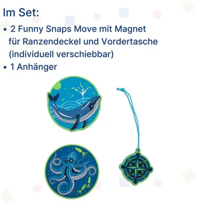 Produktbild von Scout Alpha Schulranzenset DIN 4 teilig Deep Sea