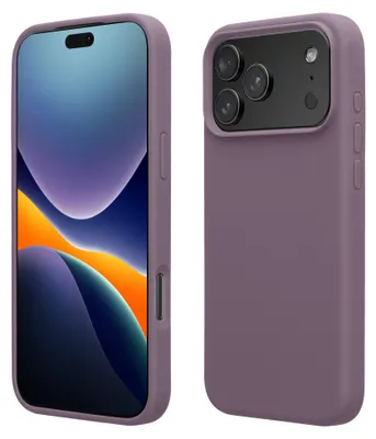 Produktbild von kwmobile Handyhülle für iPhone 17 Pro Hülle, für iPhone 17 Pro Case - Hülle Silikon - kabelloses Laden - Helle Iris