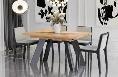 Zdjęcie produktu dla Stół rozkładany COMO 130(210)x80 dąb złoty craft