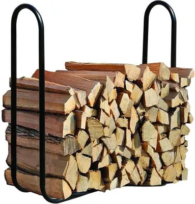 Obrázek produktu pro ShelterLogic ocelový stojan na palivové dřevo černý 25x122x104 cm