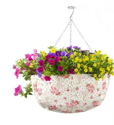 Produktbild von WENKO Blumenampel - ROSENDEKOR - Hängeampel