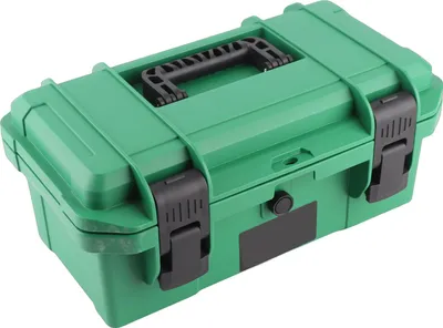 Produktbild von 14 x 7 6 Zoll tragbarer Werkzeugkasten, wasserabweisend, herausnehmbare interne Fächer aus PP für ATV, UTV, Nutzfahrzeuge