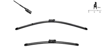 Produktbild von SWF Das Original 2x Wischerblätter SF468 - Vorne - 630 mm / 550 mm