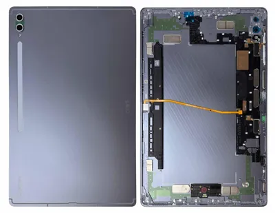 Image de Couvercle de batterie Samsung pour Galaxy Tab S10 Ultra GH82-35815A - Pièce de rechange - Gris Moonstone