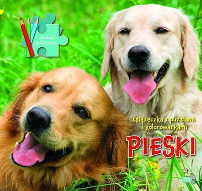 Zdjęcie produktu dla Pieski. Książeczka z Puzzlami i Kolorowankami