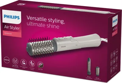 Produktbild von Philips 7000 series BHA710/00 Styler, Heißluftbürste, Warm, Silber, 1,8 m, 1000 W, AC