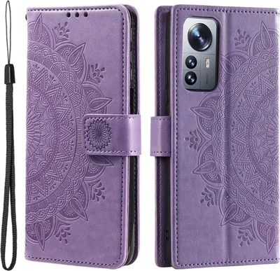 Produktbild von Hülle für Xiaomi 12/12X Handyhülle Flip Case Cover Handy Tasche Etui Mandala
