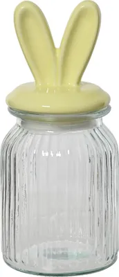 Produktbild von Kaemingk Glasgefäß Ostern 24 cm grün-weiß