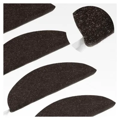 Produktbild von Selbstklebende Stufenmatten 10 Stück schwarz 56x17x3cm
