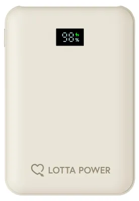 Produktbild von Lotta Power Mini 10.000 mAh 20W Schnellladen LED-Display USB-C kompakt