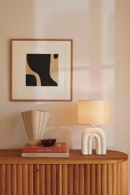 Produktbild von Nordlux - Tischlampe Haze - Beige - 24x24x42 cm