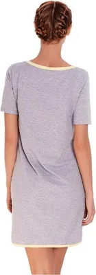Produktbild von Damen Minikleid Sommer Farben; Grau Meliert