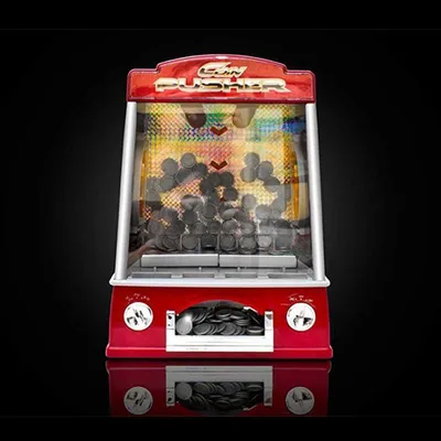 Produktbild von Münz-Pusher Glücksspielmaschine mit Casino-Sound und Lichteffekten