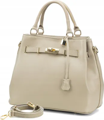 Immagine prodotto di Borsa Italiana In Pelle Borsa Da Donna Vera Pelle Shopper Tracolla Beige