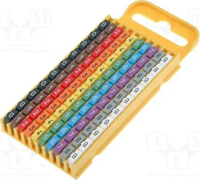 Produktbild von 100x Kennzeichnungkierer für Kabel und Leitungen 4,3÷5,3mm 561-03100 Kabelmarker