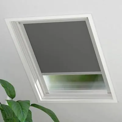 Produktbild von Dachfenster Verdunkelungsrollo Sky 2.0 geeignet für Velux Fenstergröße CK02 dunkelgrau